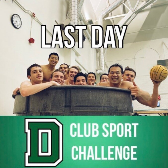 It&rsquo;s the last day of the club sports challenge. Please consider donating through the link in our bio. #gobiggreen