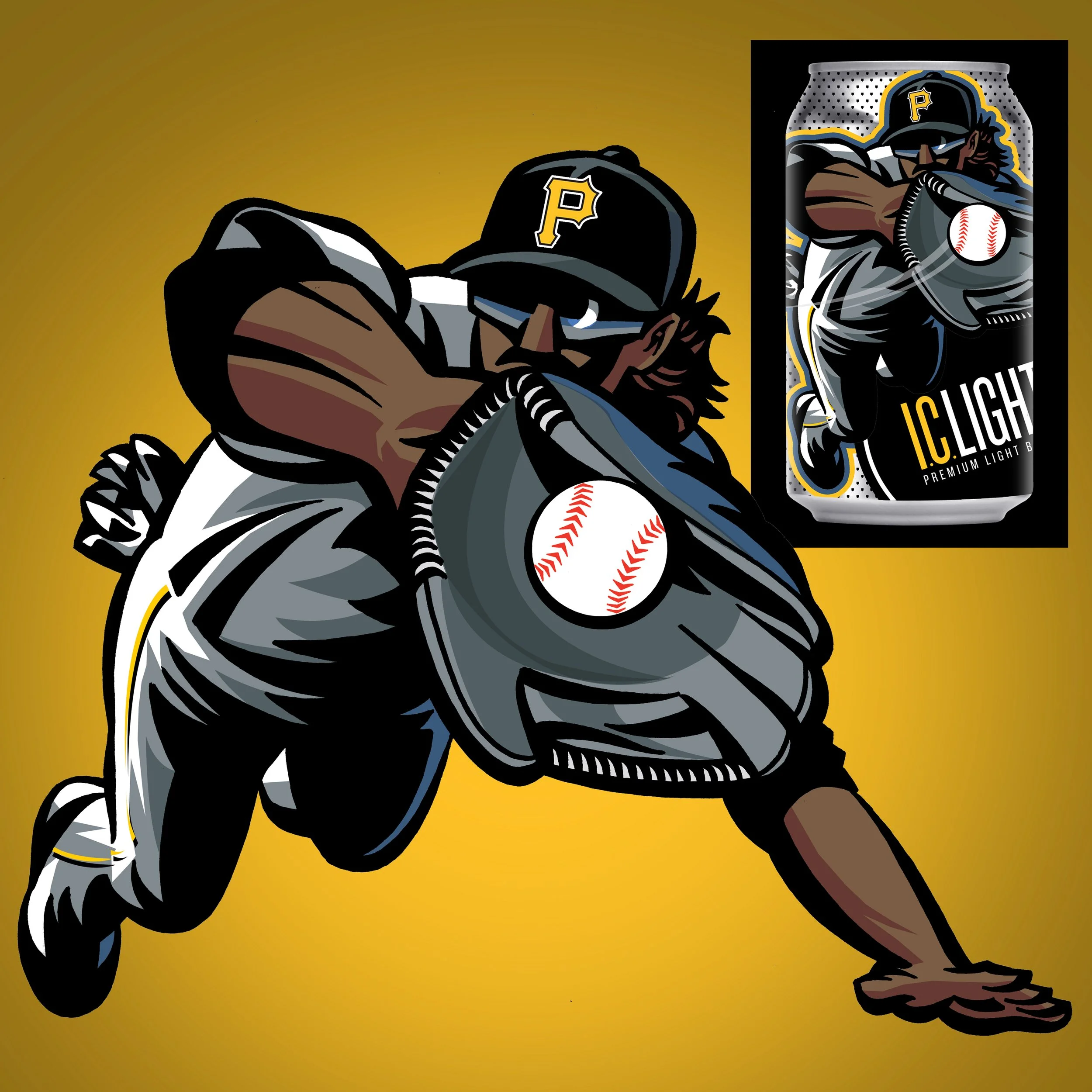 Pittsburgh Brewing - Pirates Beer Can Promotion Concept