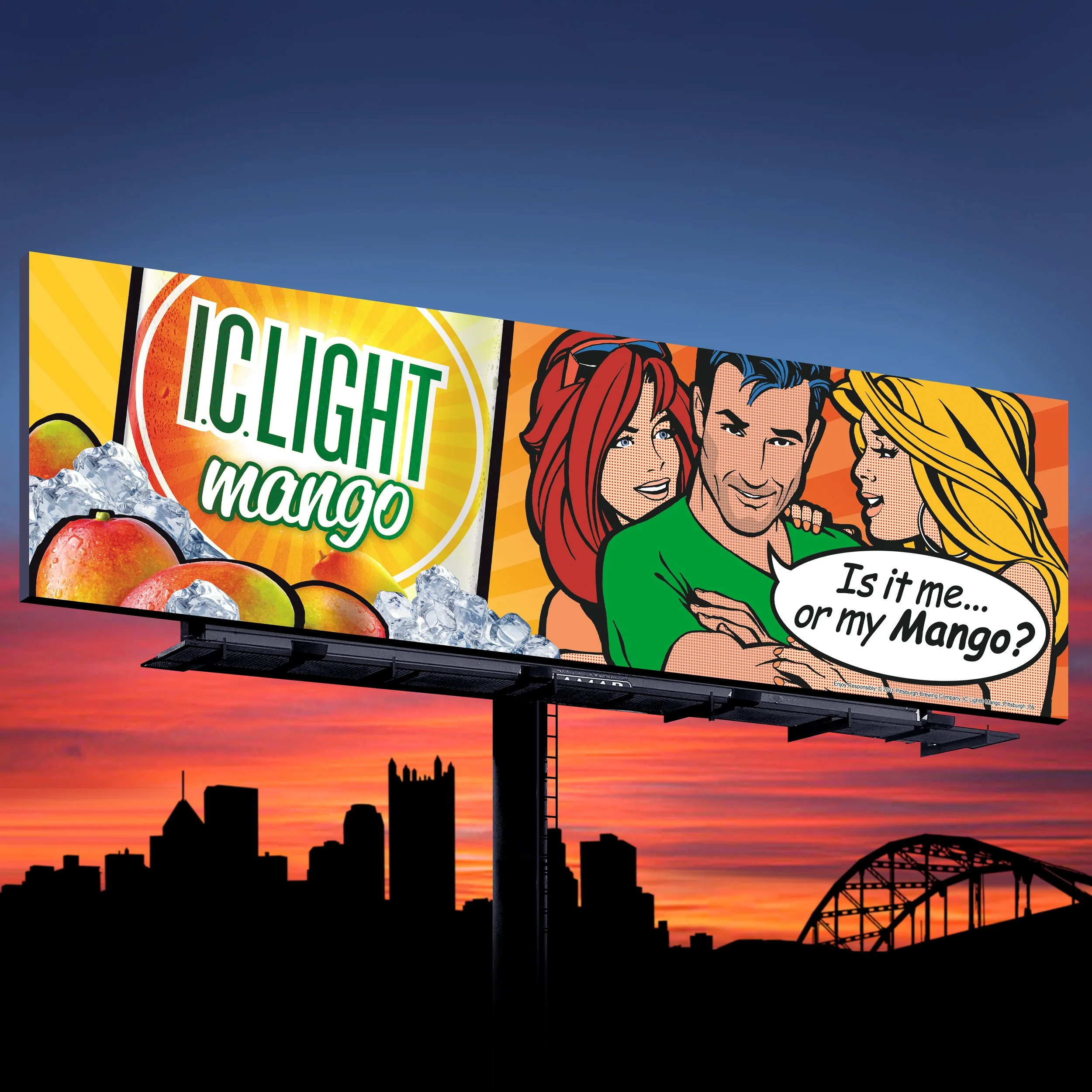 Pittsburgh Brewing IC Light Mango Launch