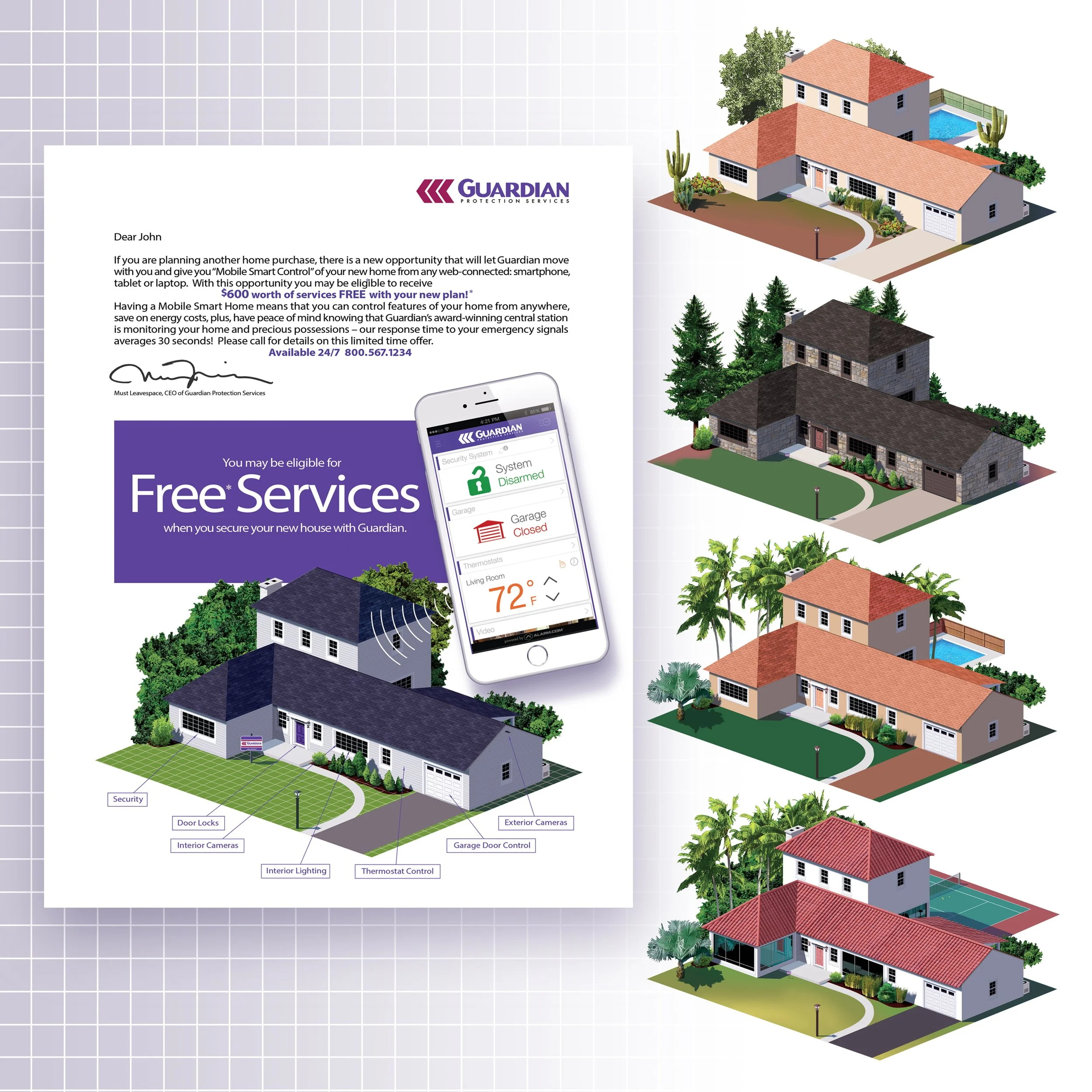 Guardian Home Illustrations