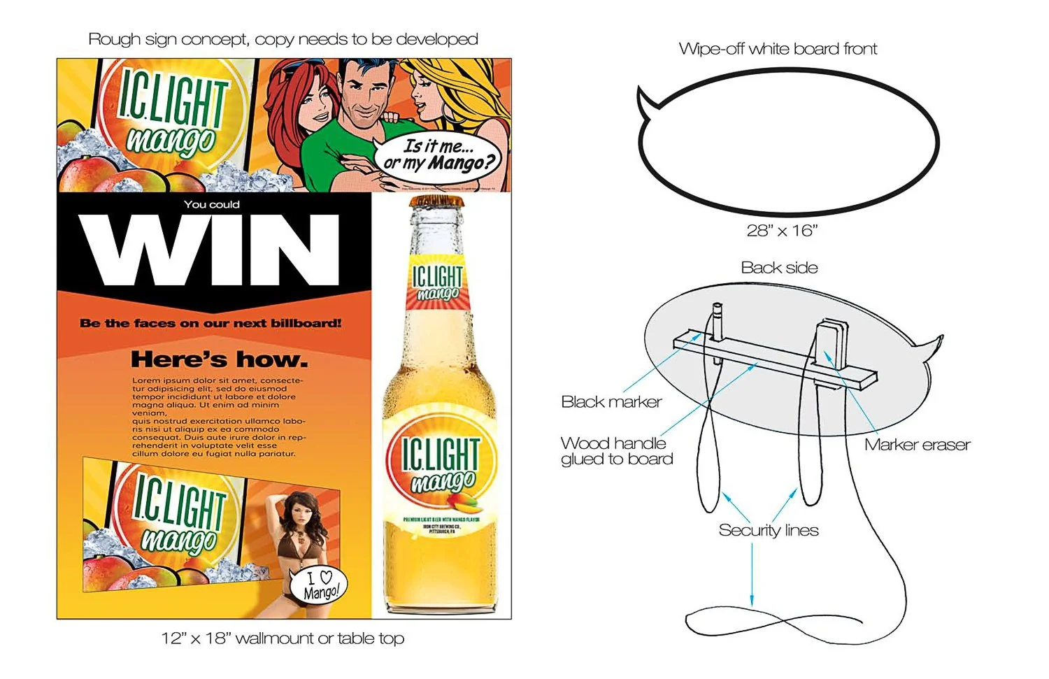 Pittsburgh Brewing Co. - IC Light Mango Promotion Concept