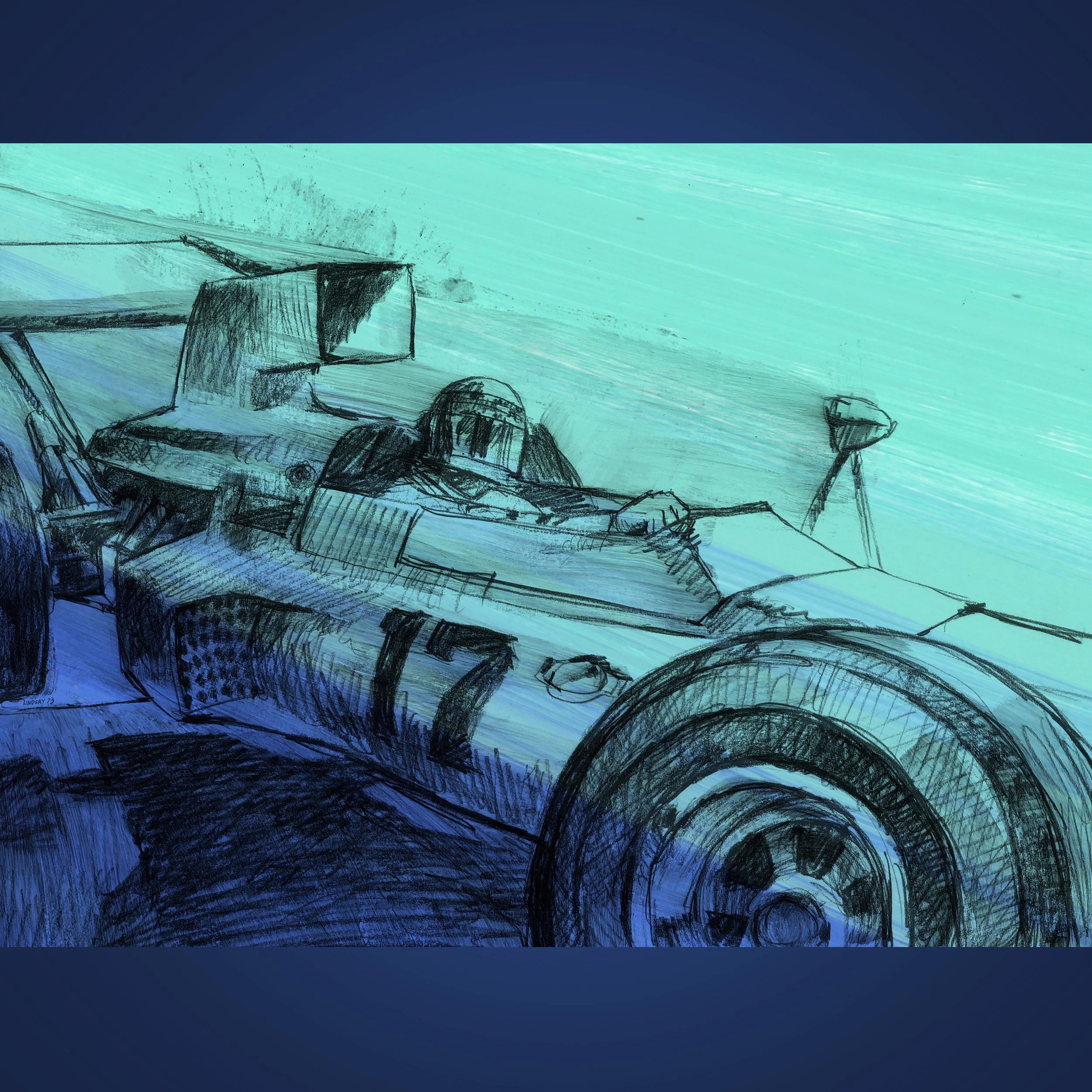 Concept Illustration (Mimics "A-ha Music Video" Style)