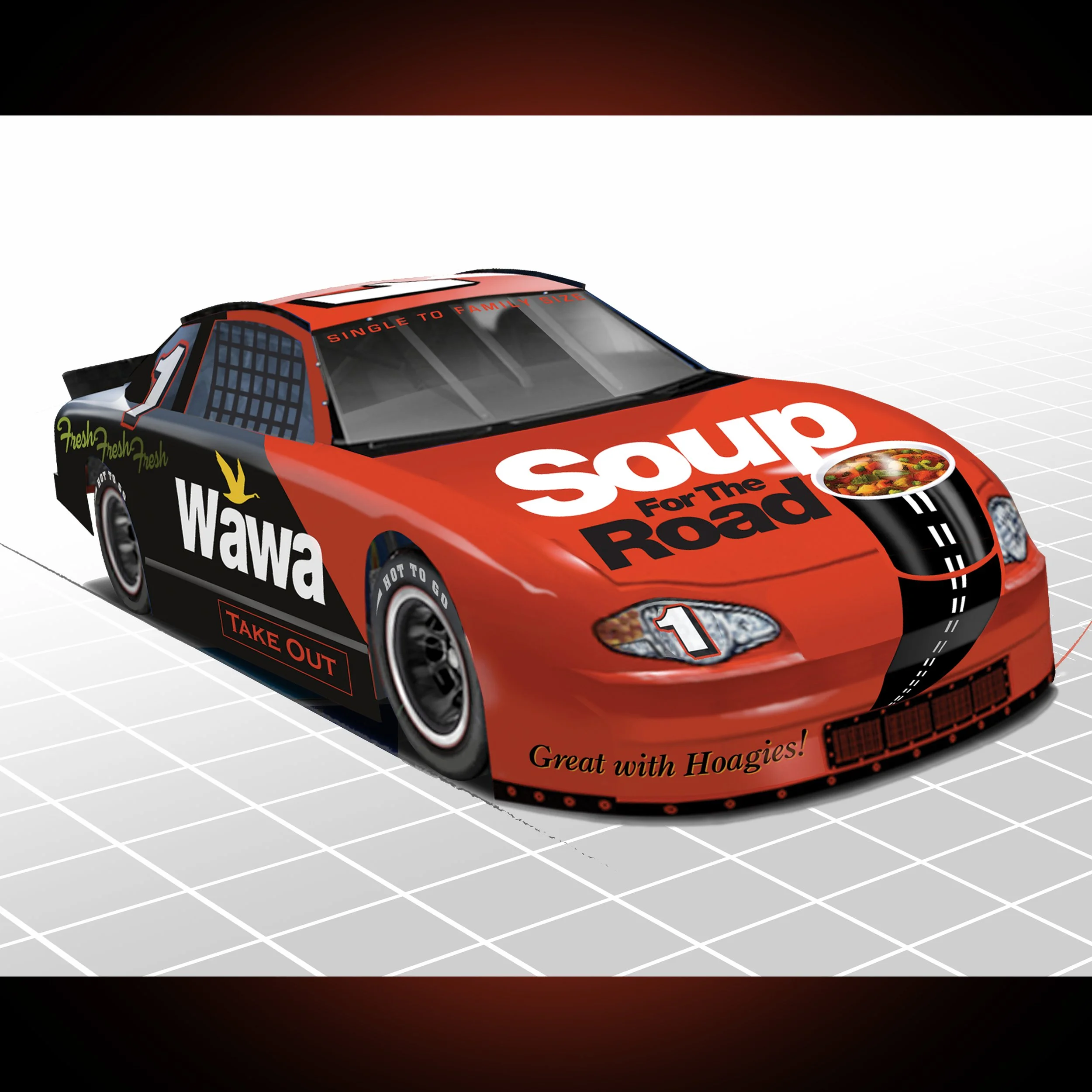 Wawa Race Car Concept