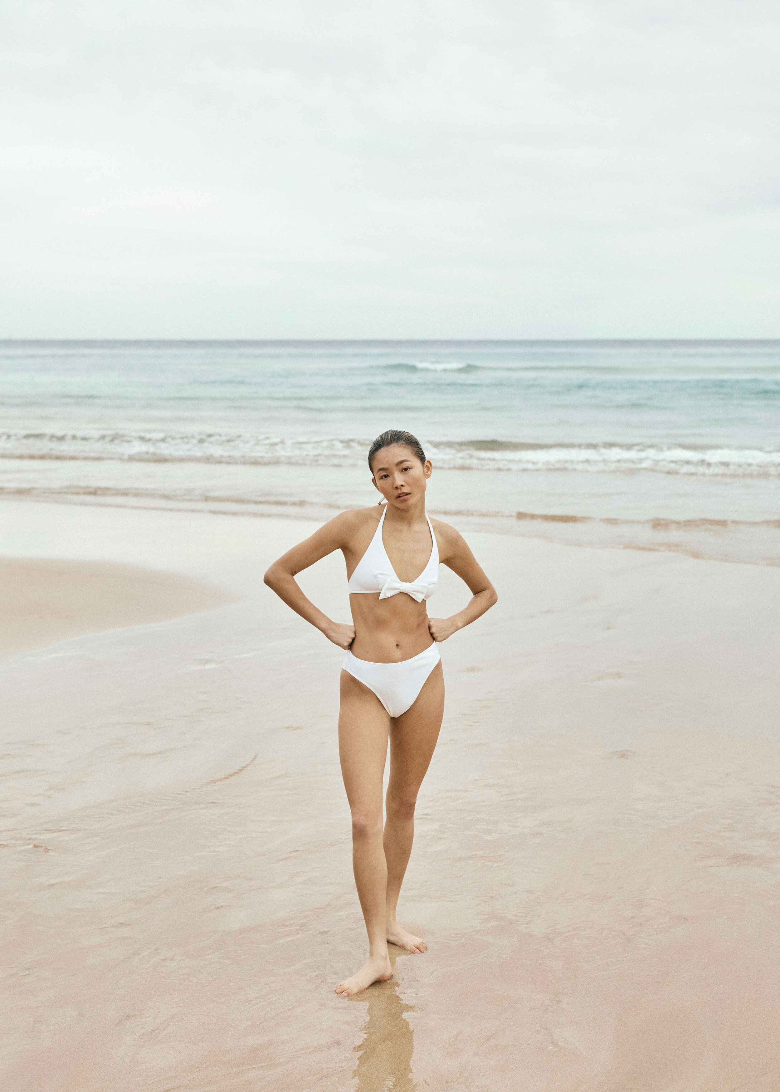 Chanel swim top and bottoms