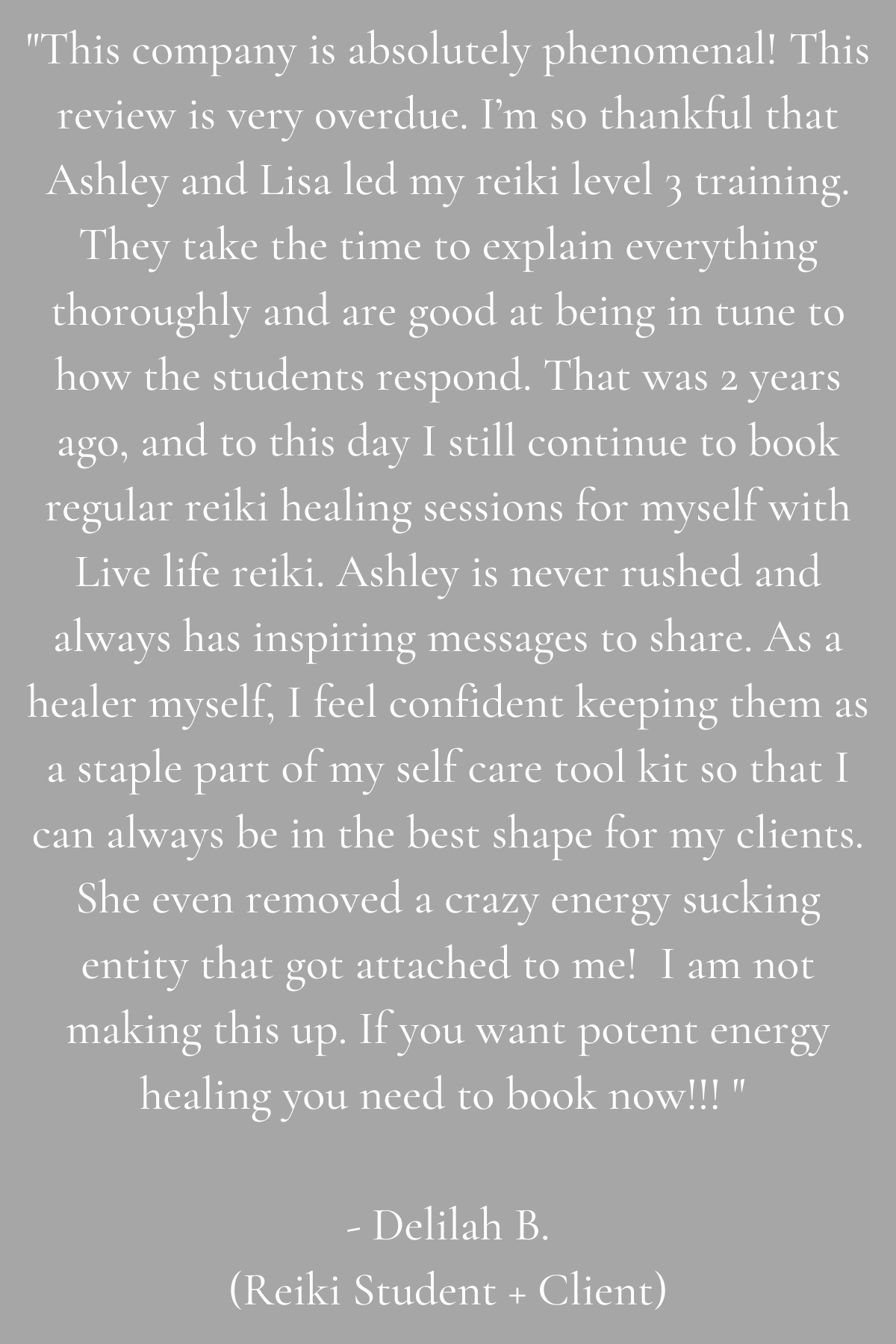Copy of Copy of Reiki sessions with Ashley are incredible. Throughout 10+ sessions (to-date), Ashley has warmly held space for me to honor my healing progress through the process. I came to Ashley with curiosity if R.png