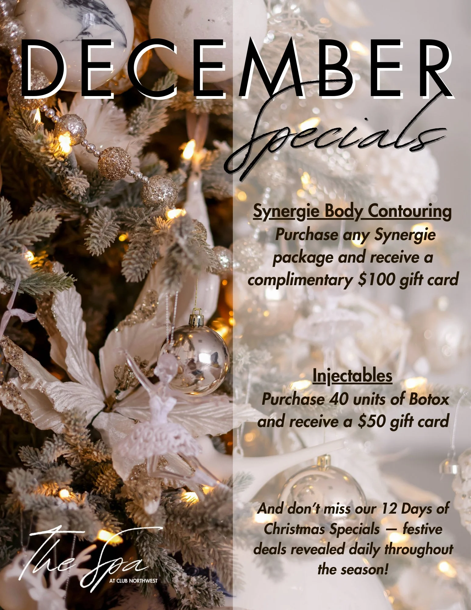December Specials at The Spa at Club Northwest