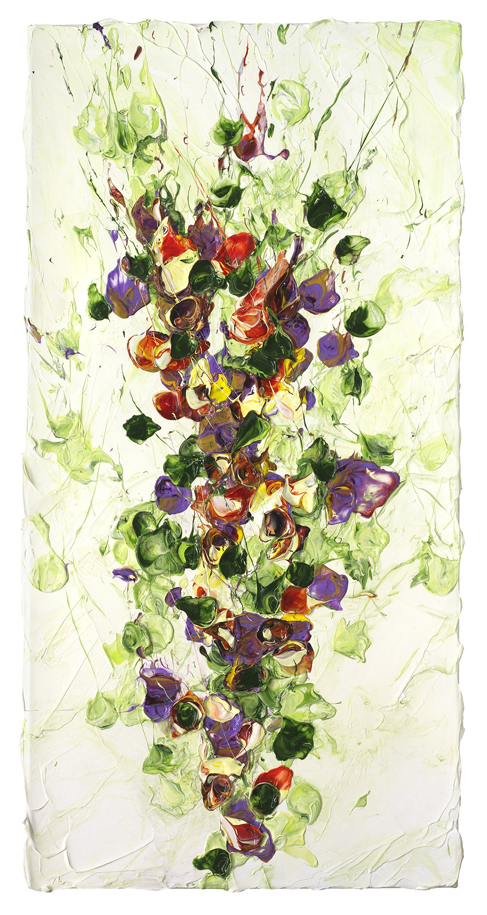 Nature's Bouquet 66 | Acrylic on linen | 24 x 48 in.