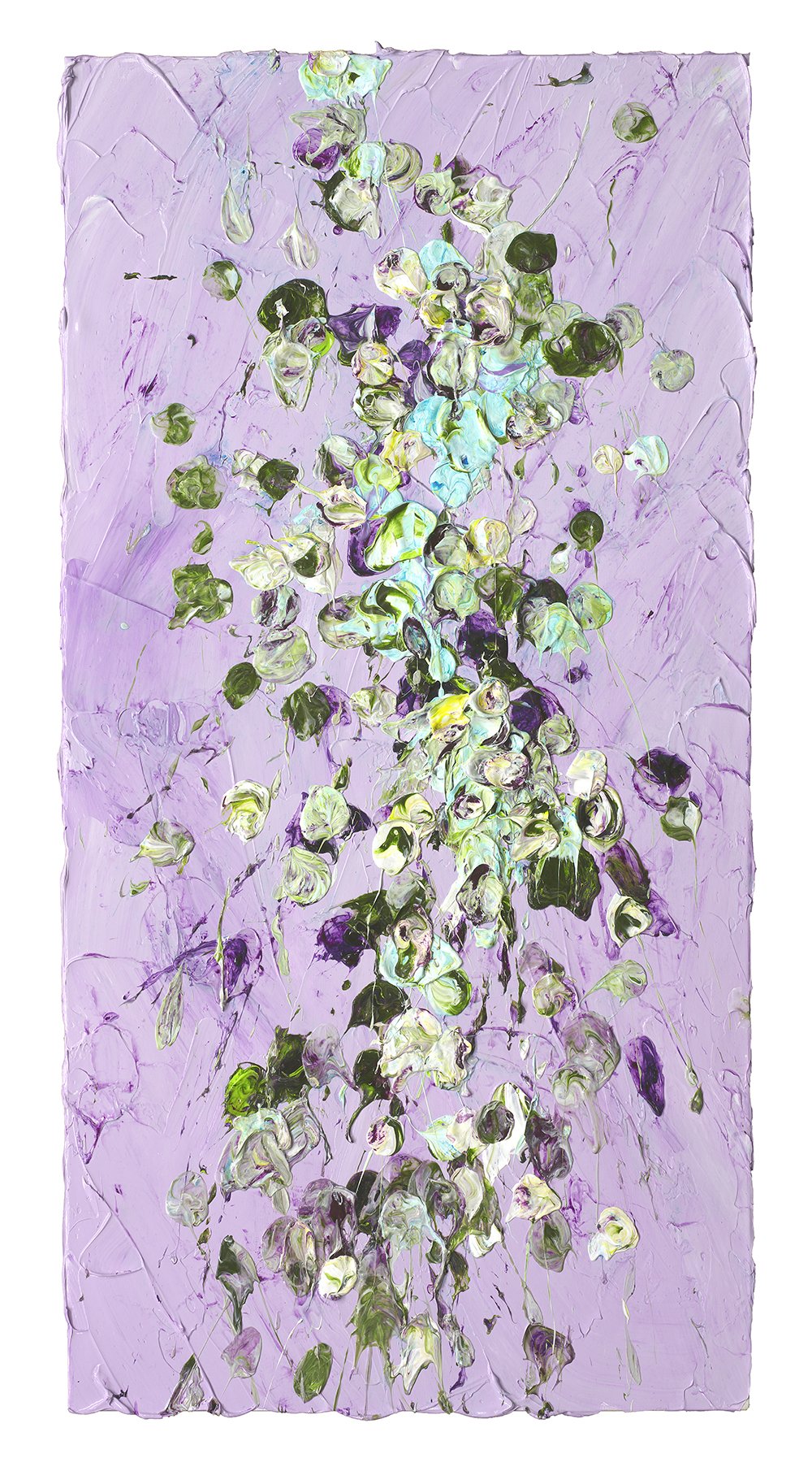 Nature's Bouquet 79, 2024, Acrylic on linen, 48 x 24 in.