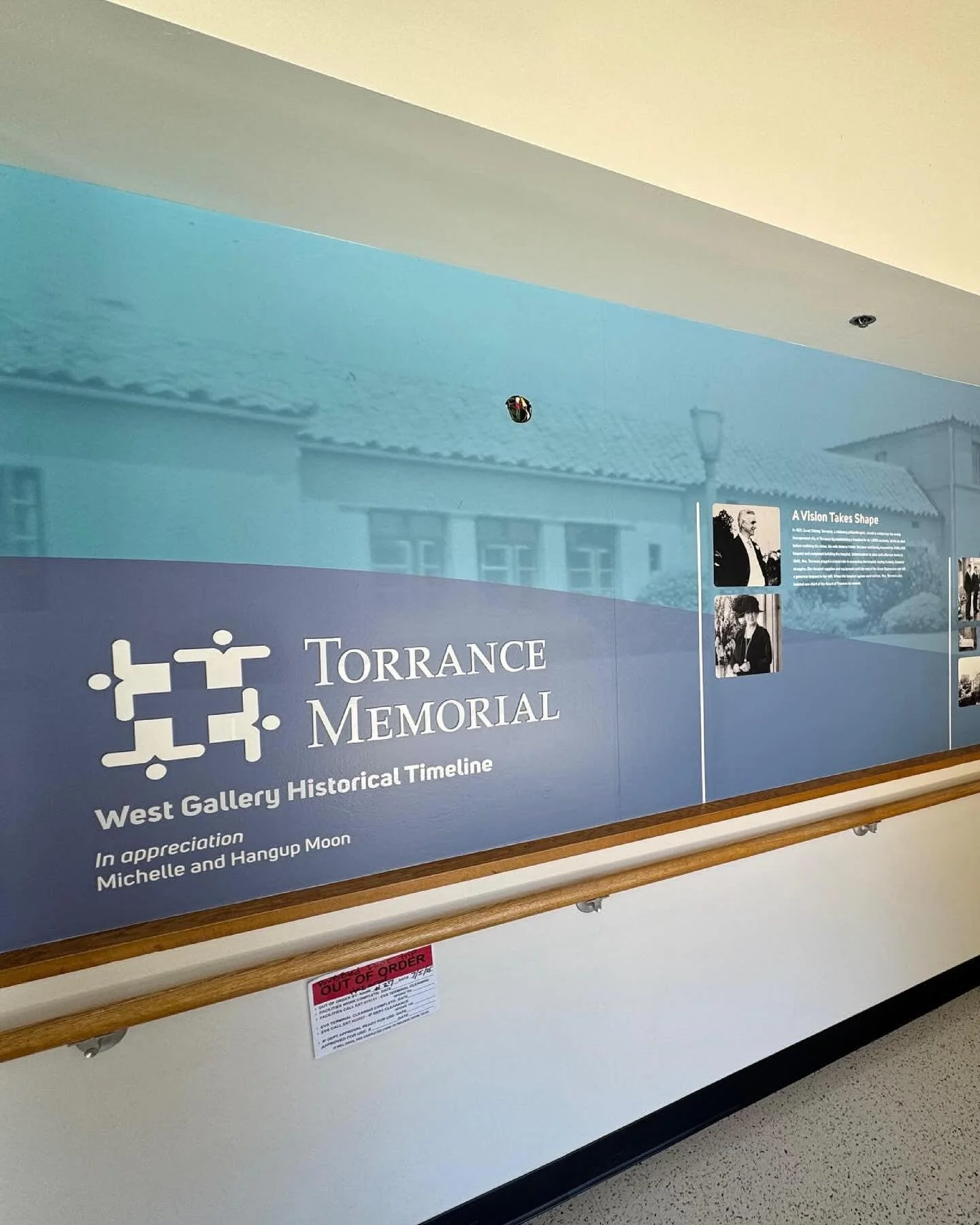 Just wrapped a fun one for the always amazing&nbsp;@grigioart and the&nbsp;@torrancememorial medical center. Multi-panel history wall showcasing 100 years + of community, innovation and leadership in the medical field. Pretty amazing milestone! Insta