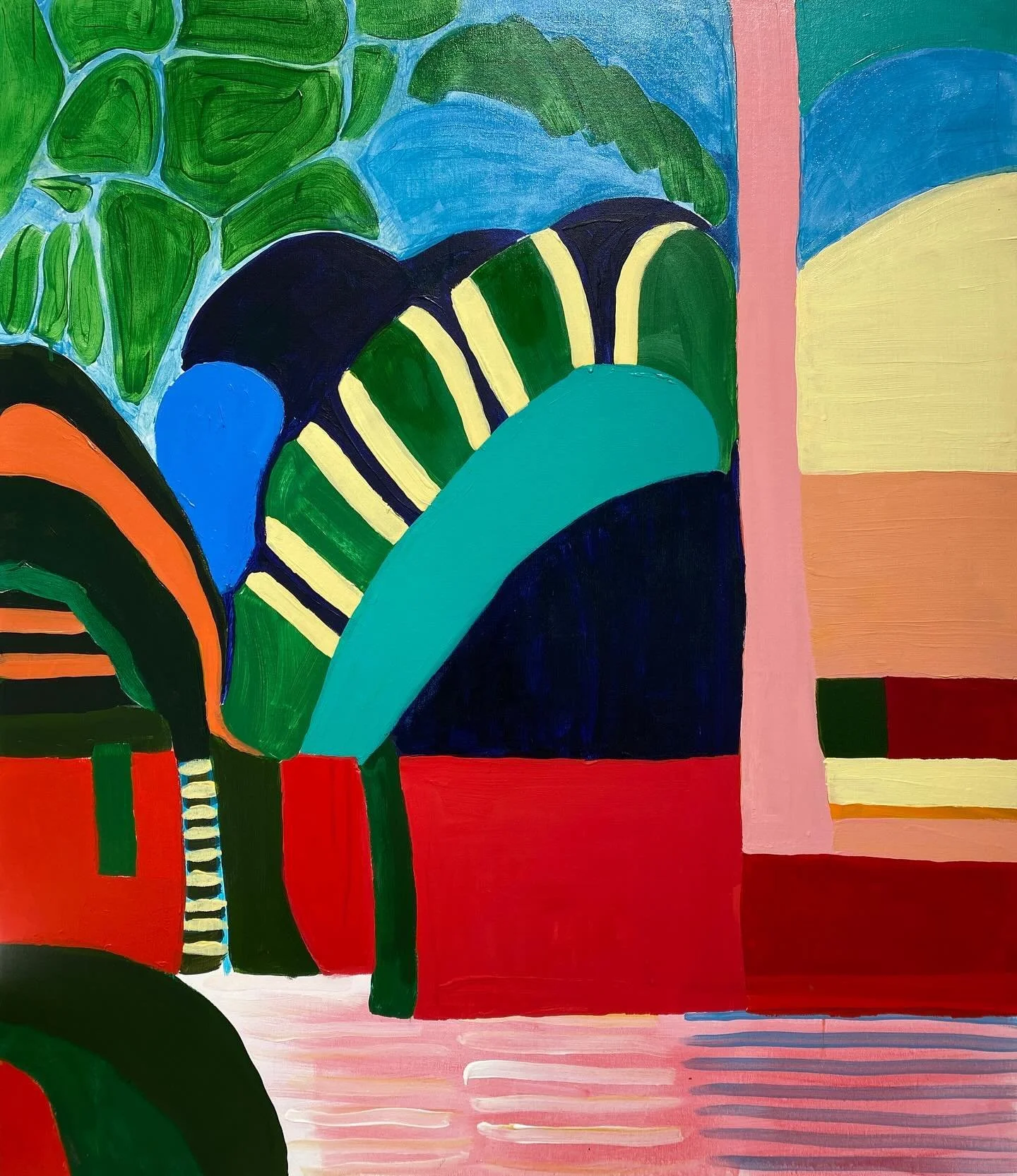 GEMMA WILLIAMS
National Art School alumni and Harvey Galleries exhibition winner Gemma Williams is coming on board to the Ditty Wheels team! Her paintings are driven by memory and imagination with vibrant colour combinations and experimental composit