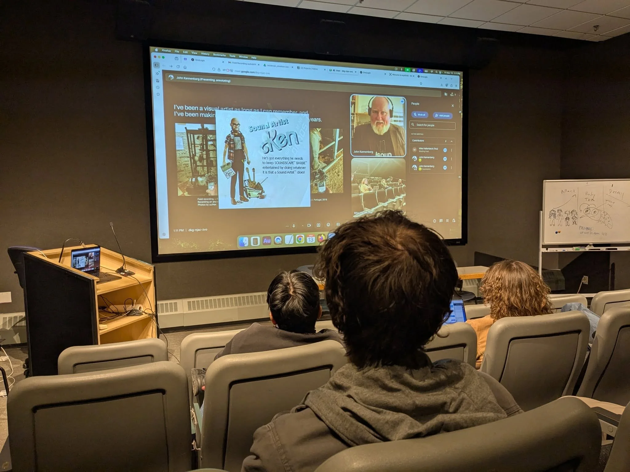 ONLINE CLASS VISIT W/ JOHN KANNENBERG
