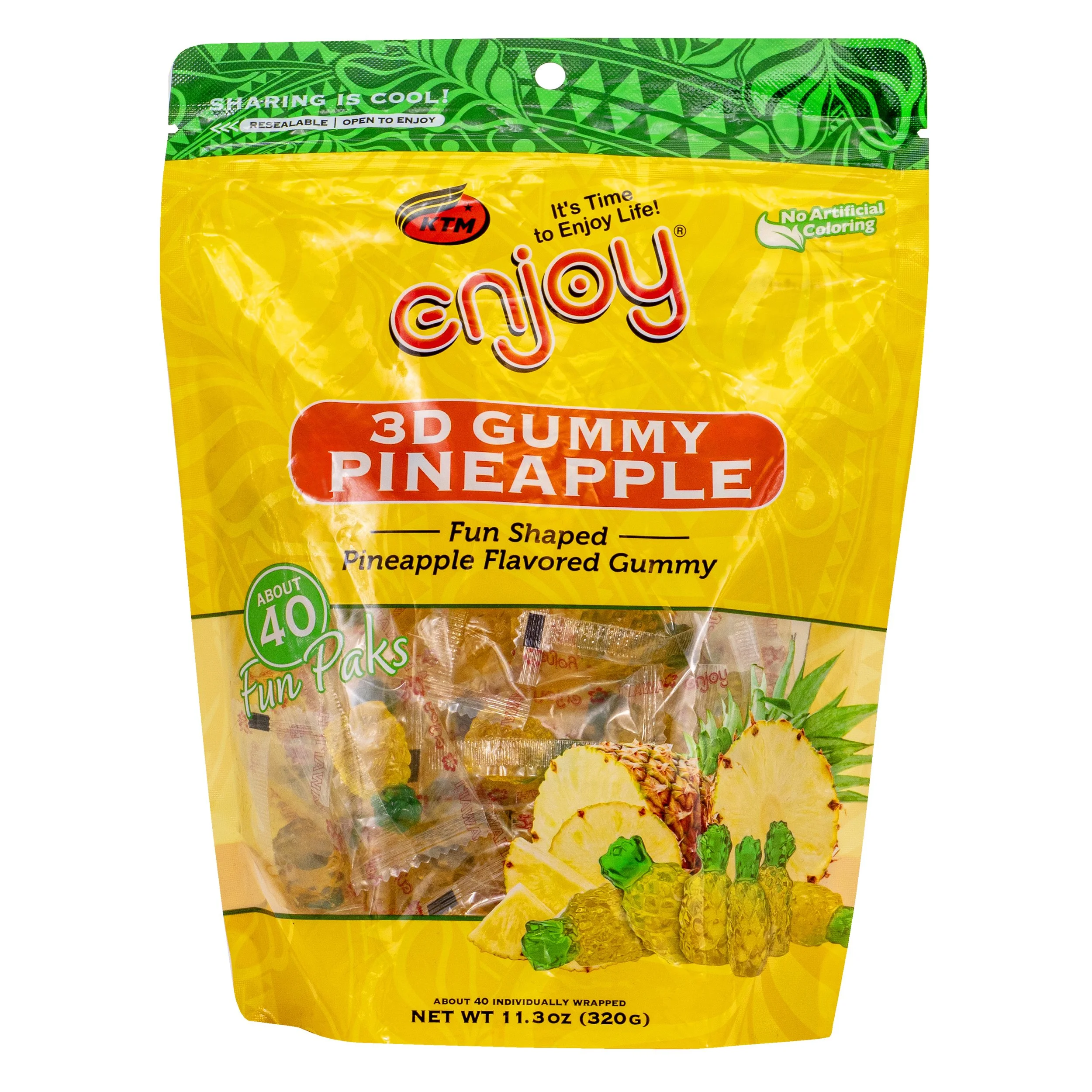3D Gummy Pineapple Fun Paks (11.3 oz)