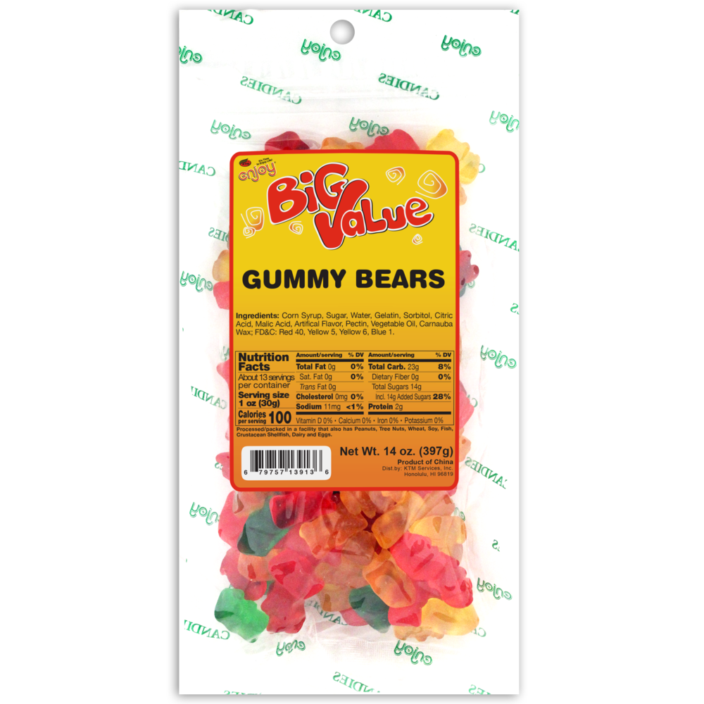 Big Value Gummy Bears (14 oz)