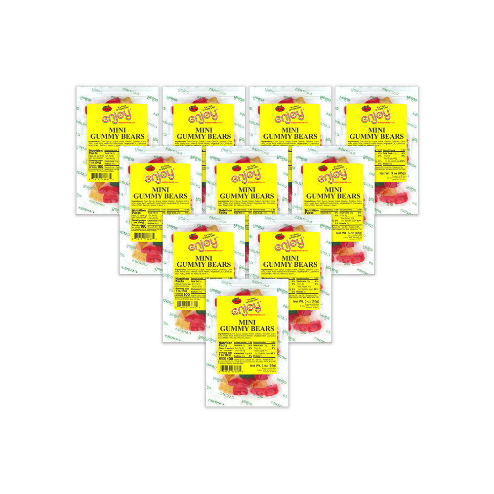Mini Gummy Bears (3 oz) | Enjoy Snacks