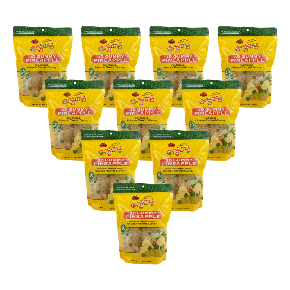 3D Pineapple Gummy Fun Pack | Enjoy Snacks