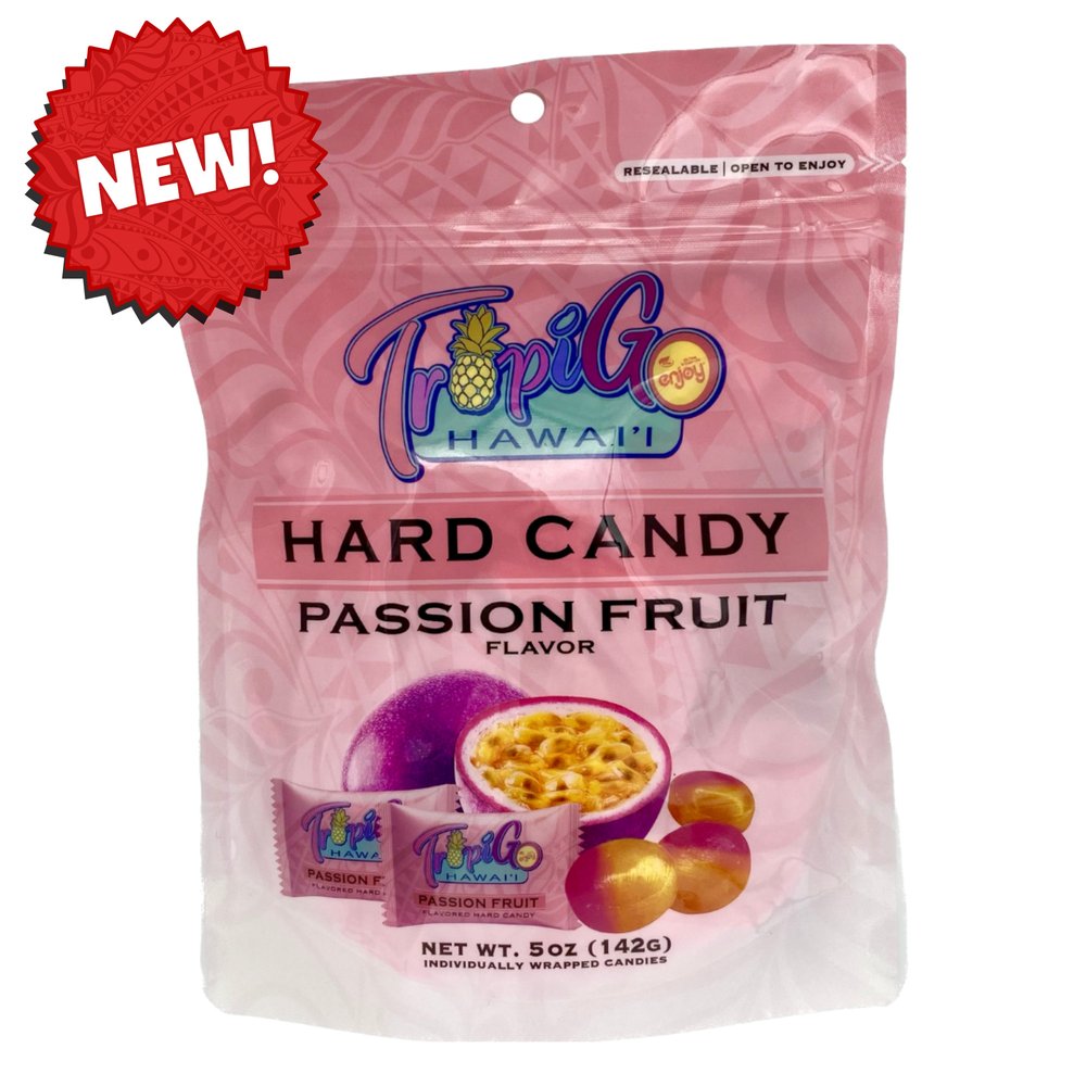 TropiGo Hawaii Hard Candy - Passion Fruit (5 oz) | Enjoy Snacks