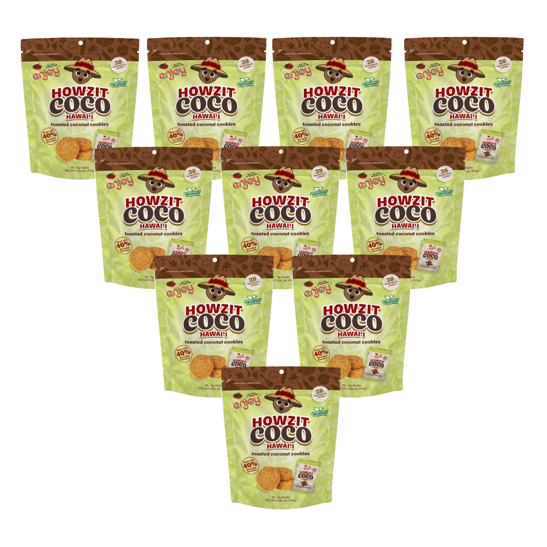 Howzit Coco Hawaii – Toasted Coconut Cookies (4.94oz)