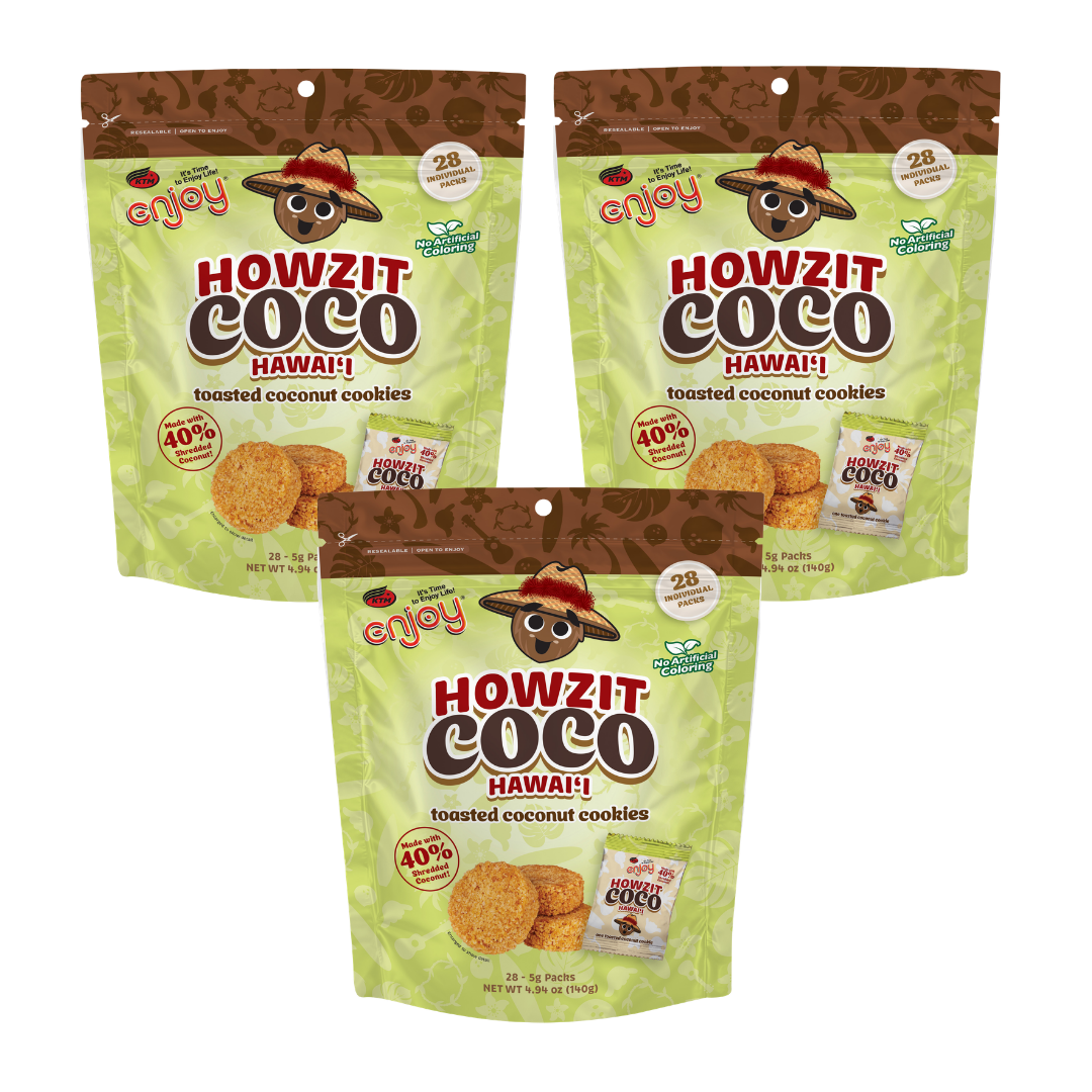 Howzit Coco Hawaii – Toasted Coconut Cookies (4.94oz)