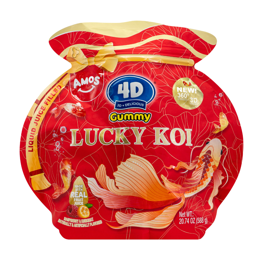 Amos 4D Gummy Lucky Koi (20oz)