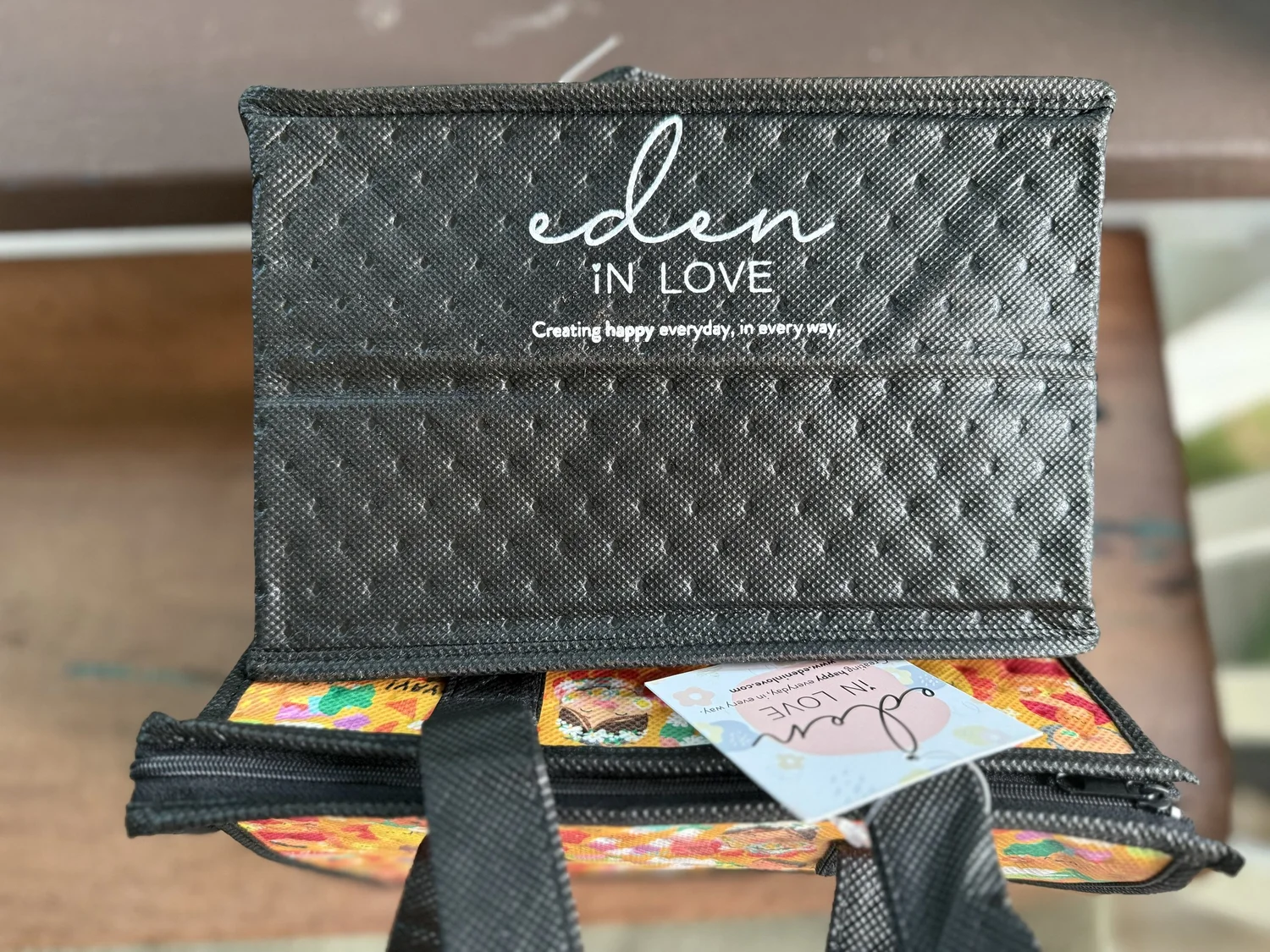 Eden in Love x Enjoy Snacks Petite Insulated Bag | Enjoy Snacks