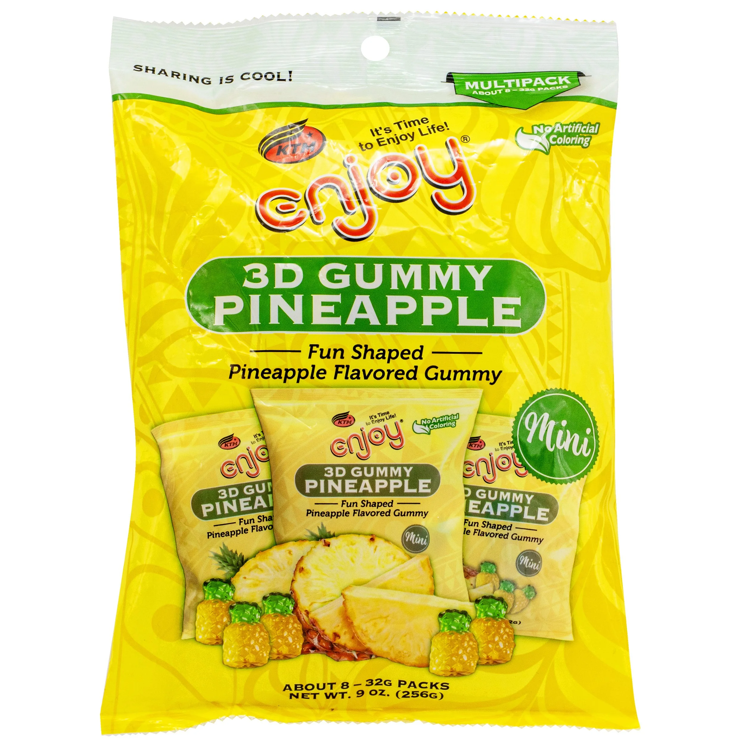 3D Mini Gummy Pineapple (9 oz) Multipack
