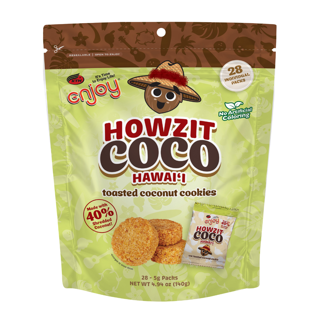 Howzit Coco Hawaii – Toasted Coconut Cookies (4.94oz)