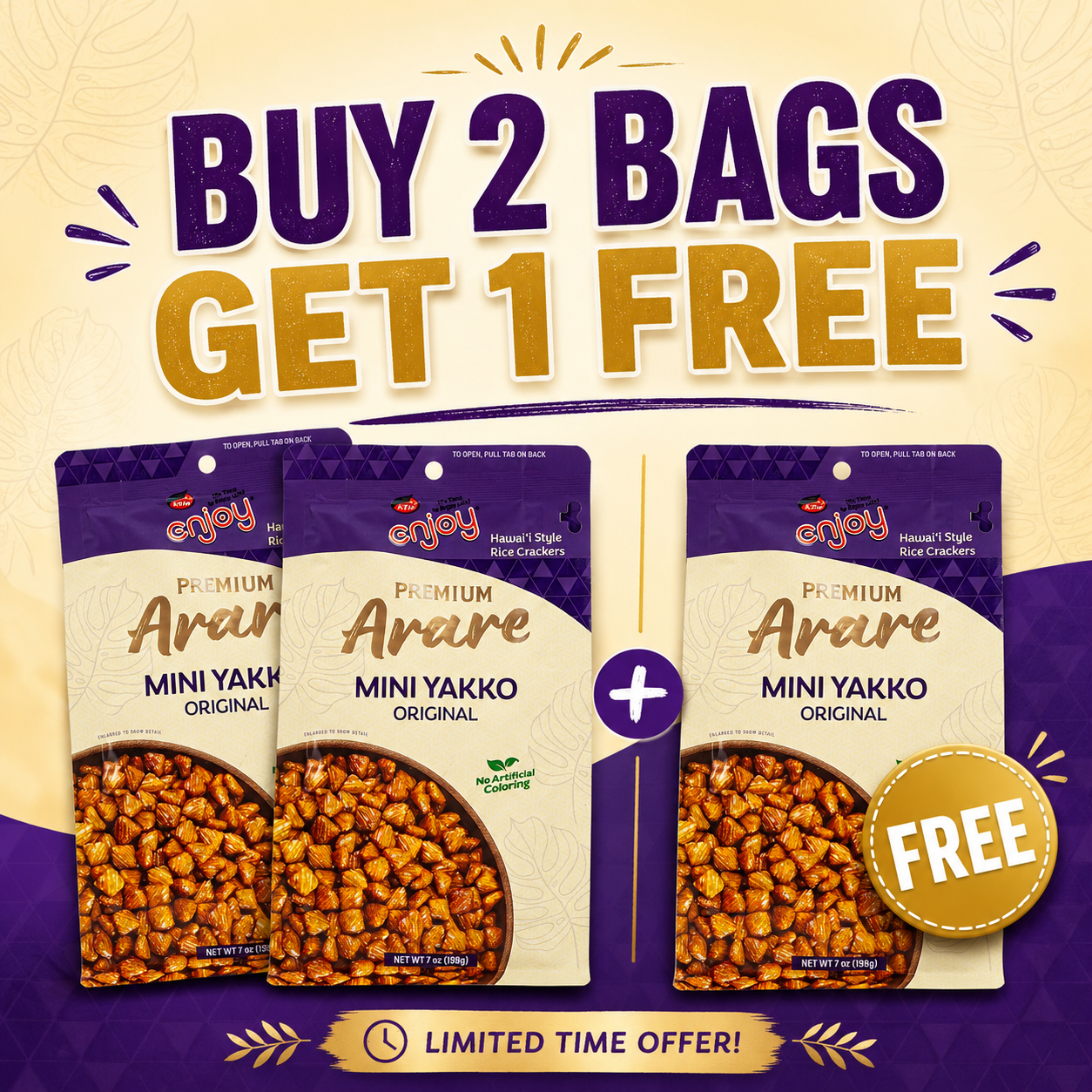Premium Arare – Mini Yakko (7oz)