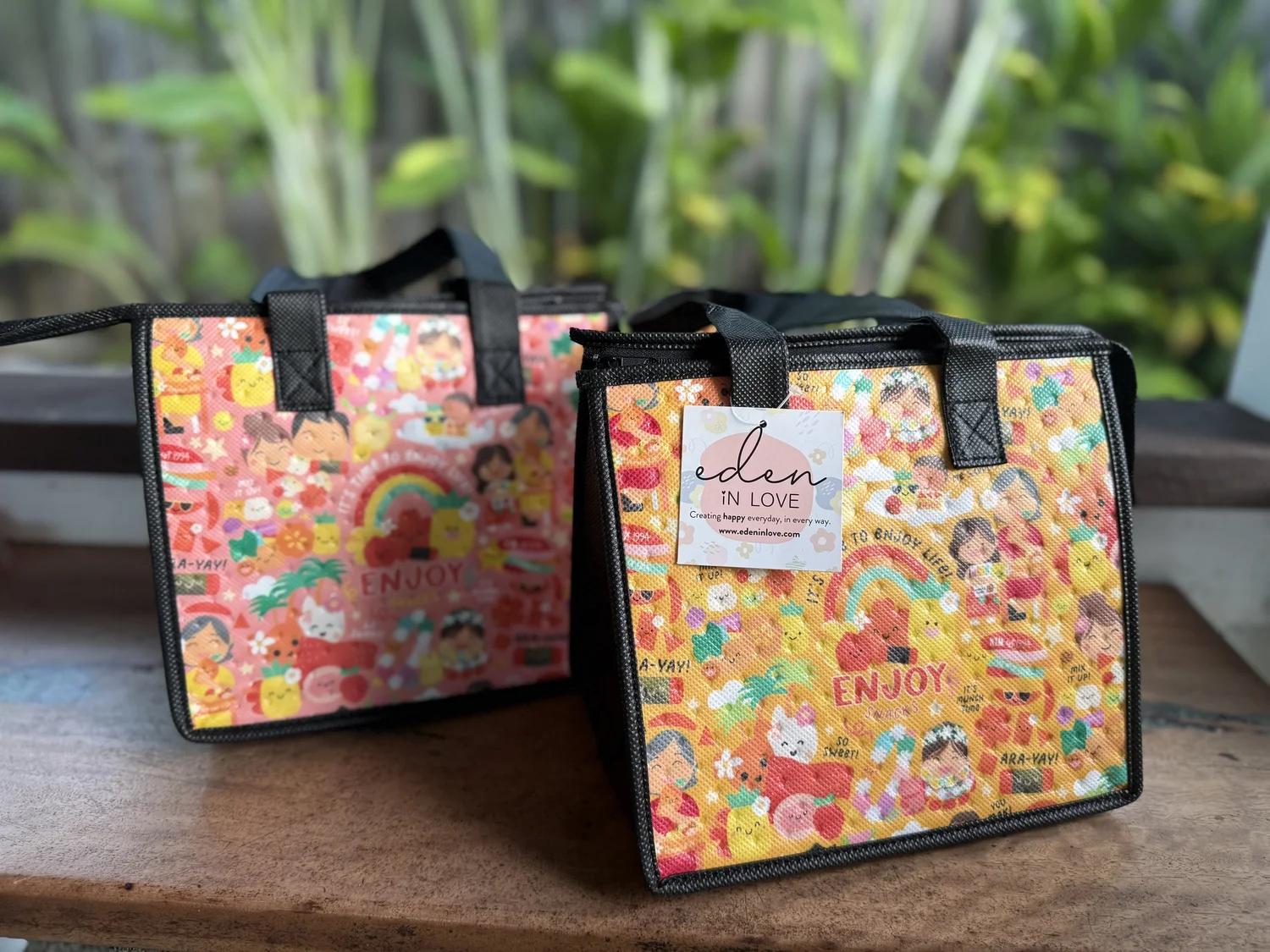 Eden in Love x Enjoy Snacks Petite Insulated Bag | Enjoy Snacks