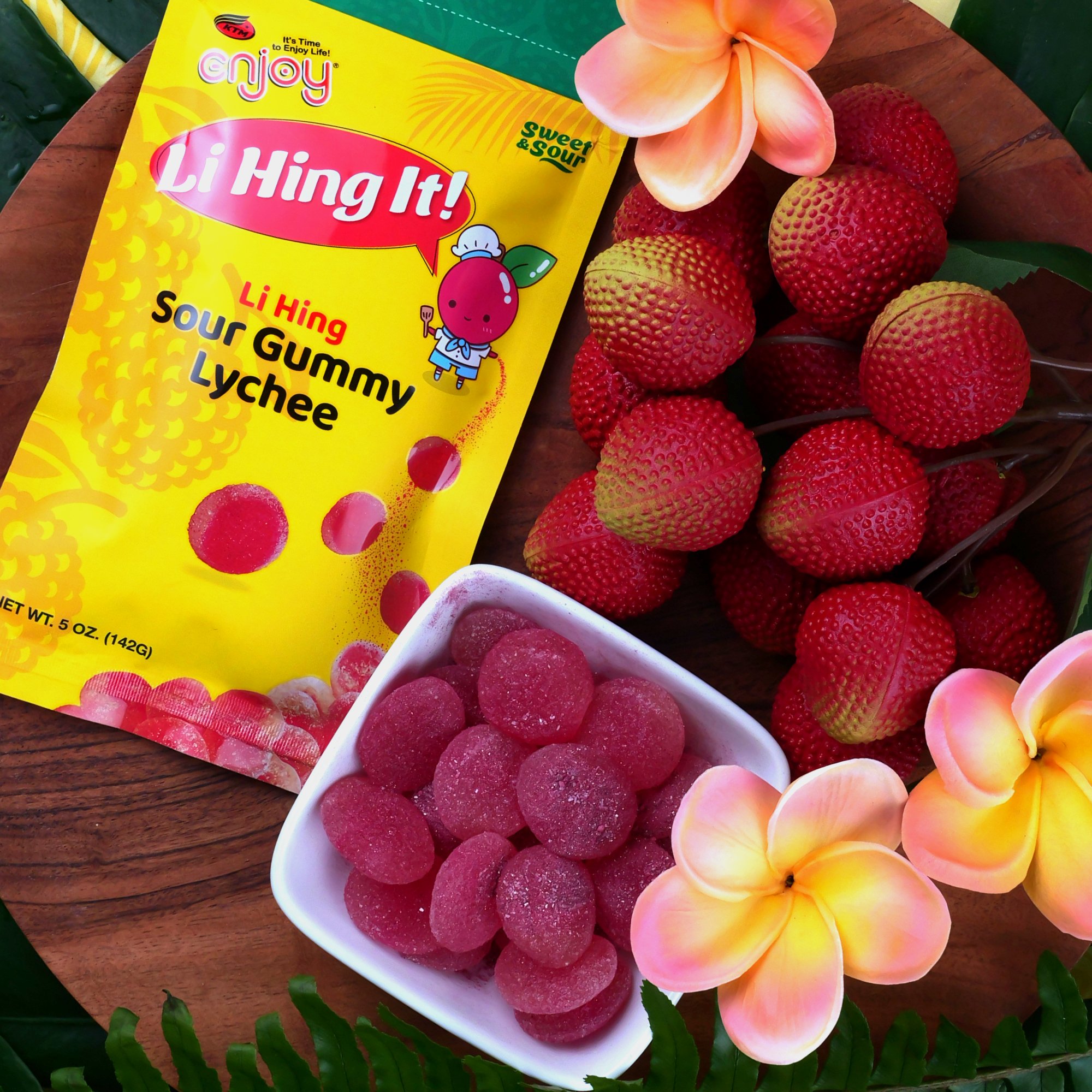 Li Hing It! Sour Gummy Lychee (5oz)