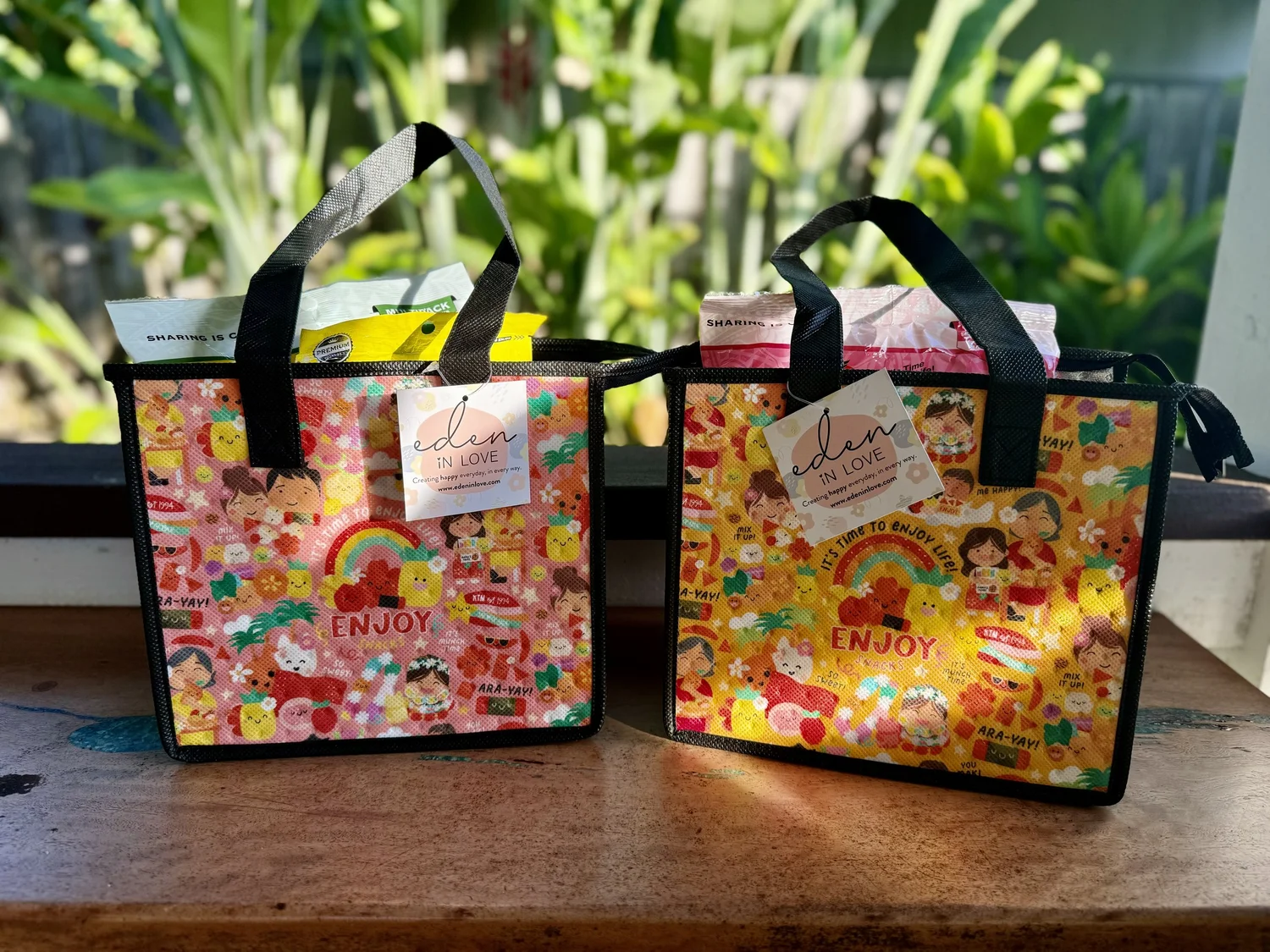 Eden in Love x Enjoy Snacks Petite Insulated Bag | Enjoy Snacks