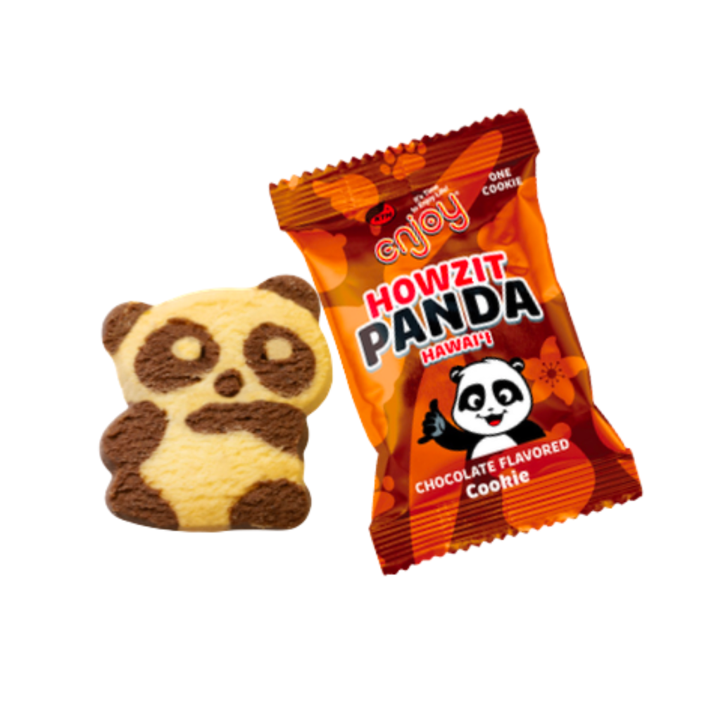 Howzit Panda Hawaii – Chocolate Flavored Cookies (8.8oz) | Enjoy