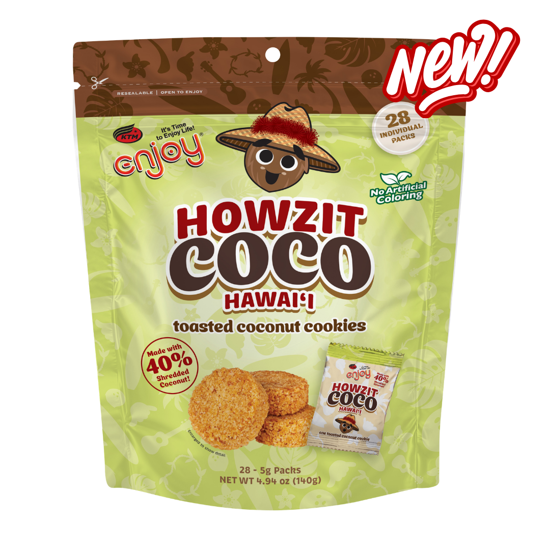 Howzit Coco Hawaii – Toasted Coconut Cookies (4.94oz)