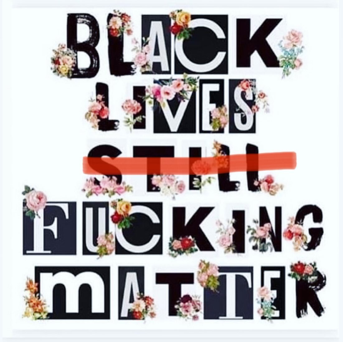 Black Lives MATTER. Period.

I don't have profound words to share, all I have to say is #blacklivesmatter and we need to match that in action and words whenever and wherever and however we can.

Have the hard conversations, make calls to demand justi