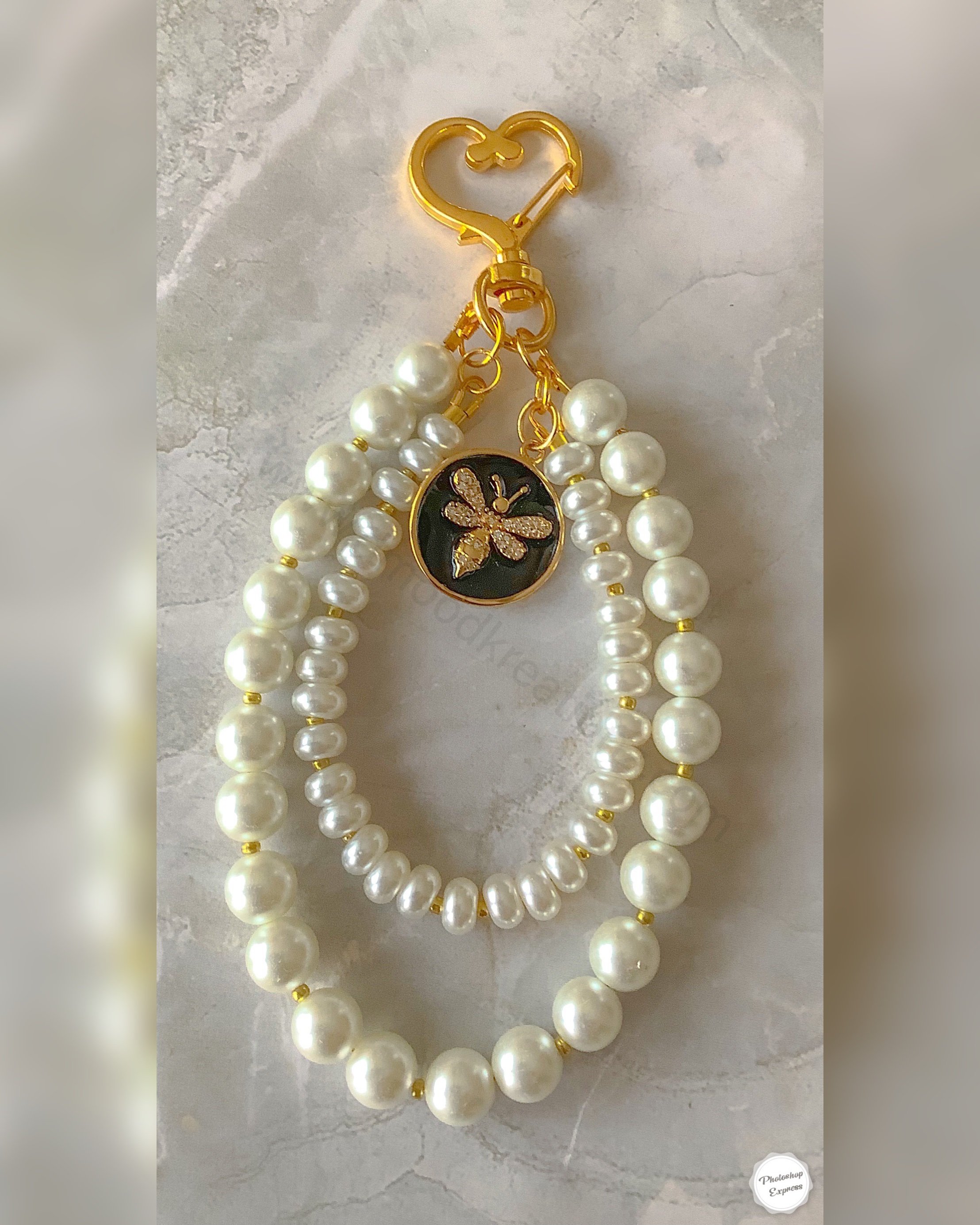 Keychain/ Purse/Bag Pearl Charm
