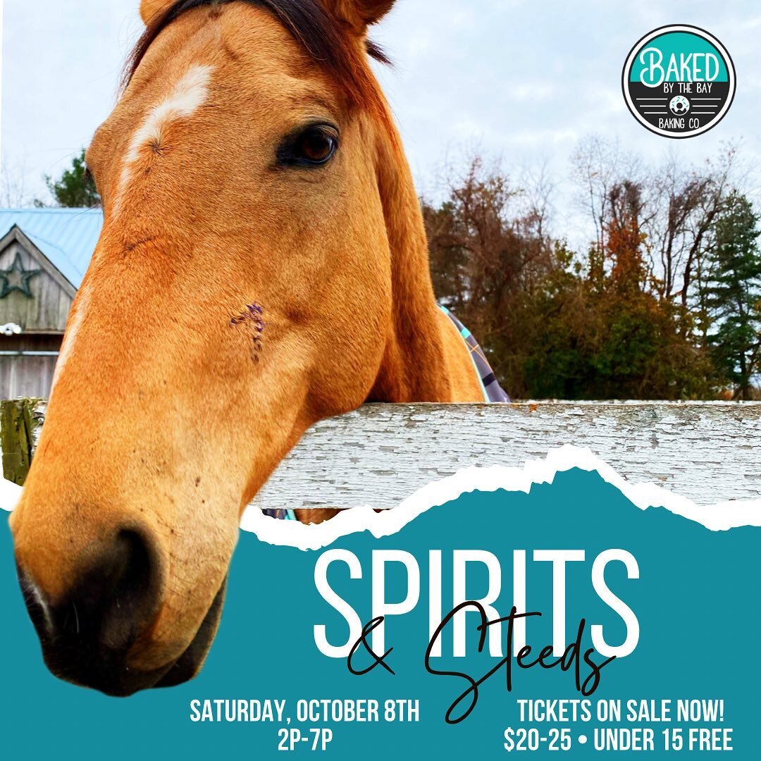 Tickets for the 5th Annual Spirits and Steeds fall festival and fundraiser for @freedomhillhorserescue are now live! Come horse around 🥁 with us on Saturday, October 8th from 2p-7p as we gather alongside fellow vendors, artisans and local breweries,