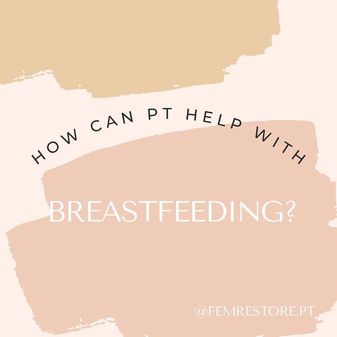 5 Ways a Women&rsquo;s Health PT can help during breastfeeding

1. Posture &amp; breastfeeding mechanics- as a new mom you spend HOURS on end feeding &amp; holding your baby. To manage any aches &amp; pains you want to set yourself up to be successfu