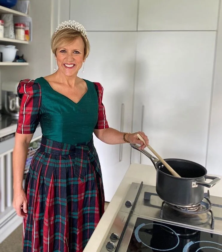 What do you mean, you DON’T cook in your high school ball dress?