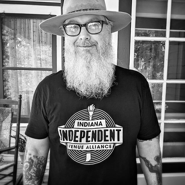 The first round of #KeepIndyLive + #IIVA tees have shipped! Our friends, supporters, fans and favorite artists (like our buddy @otisgibbs) are already rockin their shirts. When you get yours in the mail, share it with us by tagging &quot;@invenuealli
