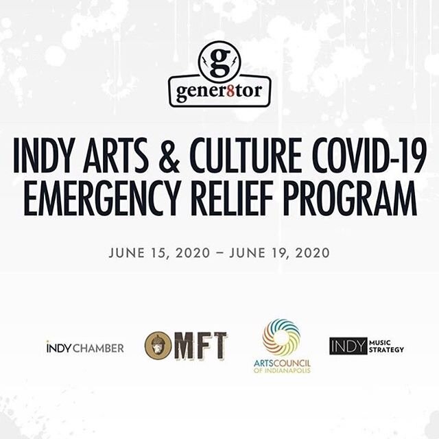 The @artscouncilindy, in partnership with @gener8tor, is assisting artists in the Central Indiana area affected by the COVID-19 outbreak. Sign up between June 15-19 for a free, one-on-one consultation to navigate how to secure unemployment benefits, 