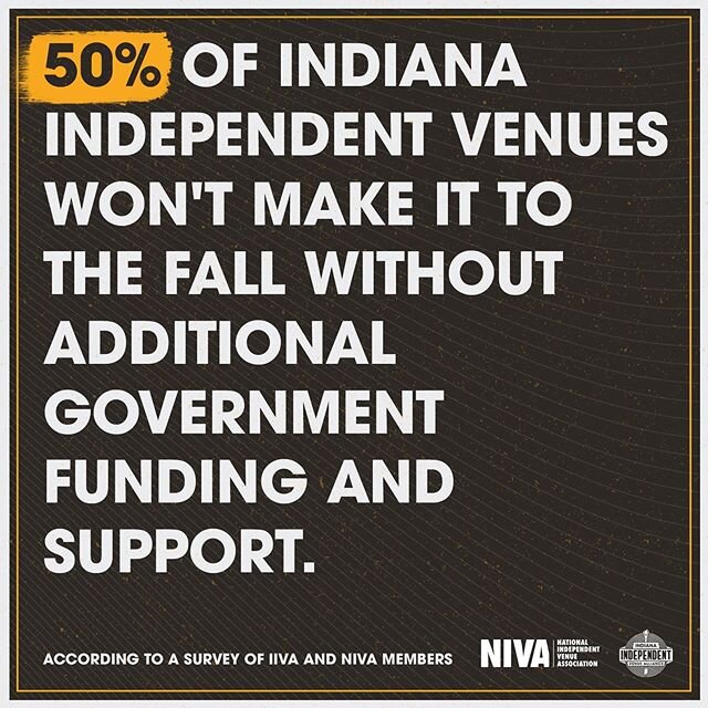 Although venues in Indiana are permitted to reopen, that does not mean they are no longer facing severe COVID-19 impact on business. Venues across our state are still fighting for survival and there is a long road to recovery ahead. We must take acti