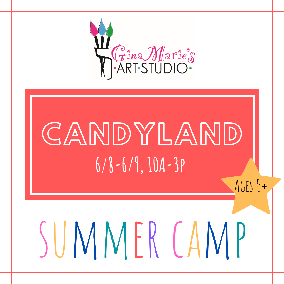 Candyland Gina Marie Art Studio Boerne Texas Kids Art Classes (Copy)