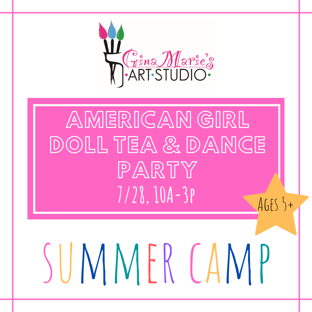 American Girl Doll Gina Marie's Art Studio Boerne Texas (Copy)