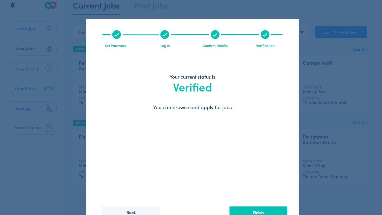 Jobloads app working in New Zealand