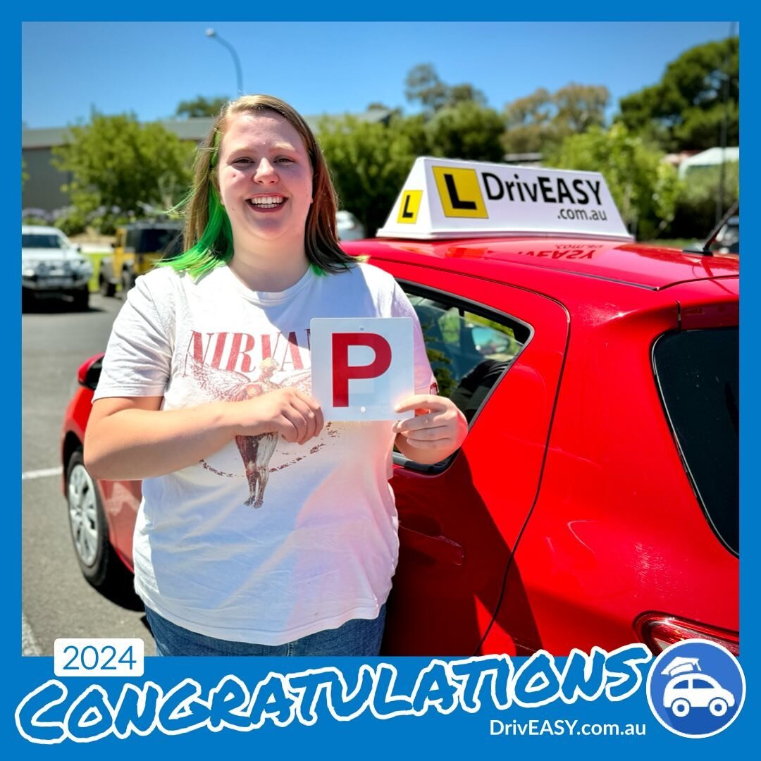 Congratulations Ava on passing your VORT! Keep up the great work and always remember to drive safely!