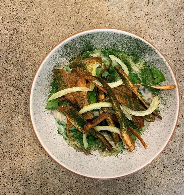 Pinto beans, parsnip, red russian kale &amp; preserved lemon &bull; 
A beautiful dish for these colder mornings! 
#5littlepigs #huskisson #southcoast #shoalhaven #jervisbay