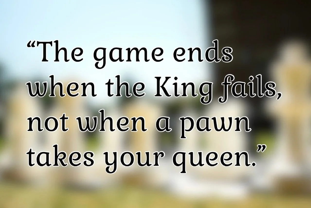 A blunder can feel like the end of the world&mdash; or at least, the end of the game. But losing the battle doesn&rsquo;t mean you&rsquo;ve lost the war. True victory is in how we continue, and how we learn from our mistakes.
&mdash;
♟️
Buffalo Chess