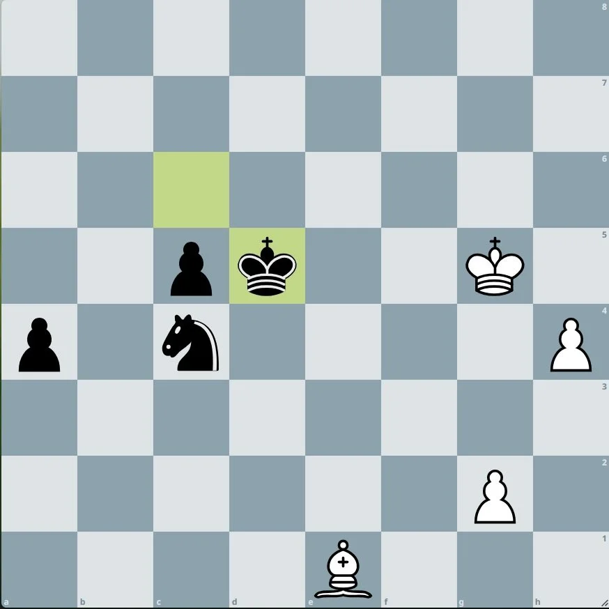 Today&rsquo;s &ldquo;puzzle of the day&rdquo; on @lichessdotorg is a great example of knights vs. bishops as helpers in the endgame! White&rsquo;s h4 pawn is racing Black&rsquo;s a4 pawn to promotion&mdash; who will win?? Stay tuned&mdash; we&rsquo;l