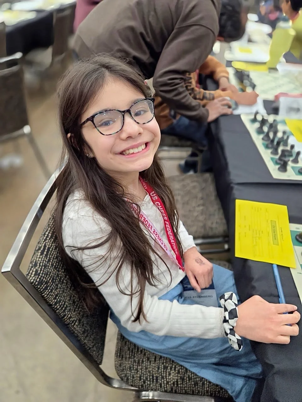 Congratulations to BCA student Eva A.!

Eva tied for 10th (5W/2L/0D) in the K-6 U1400 section of the 2026 National Elementary School Championships!

Eva is one of our advanced students, and is an inspiration for her younger sister Hanna, who also lea