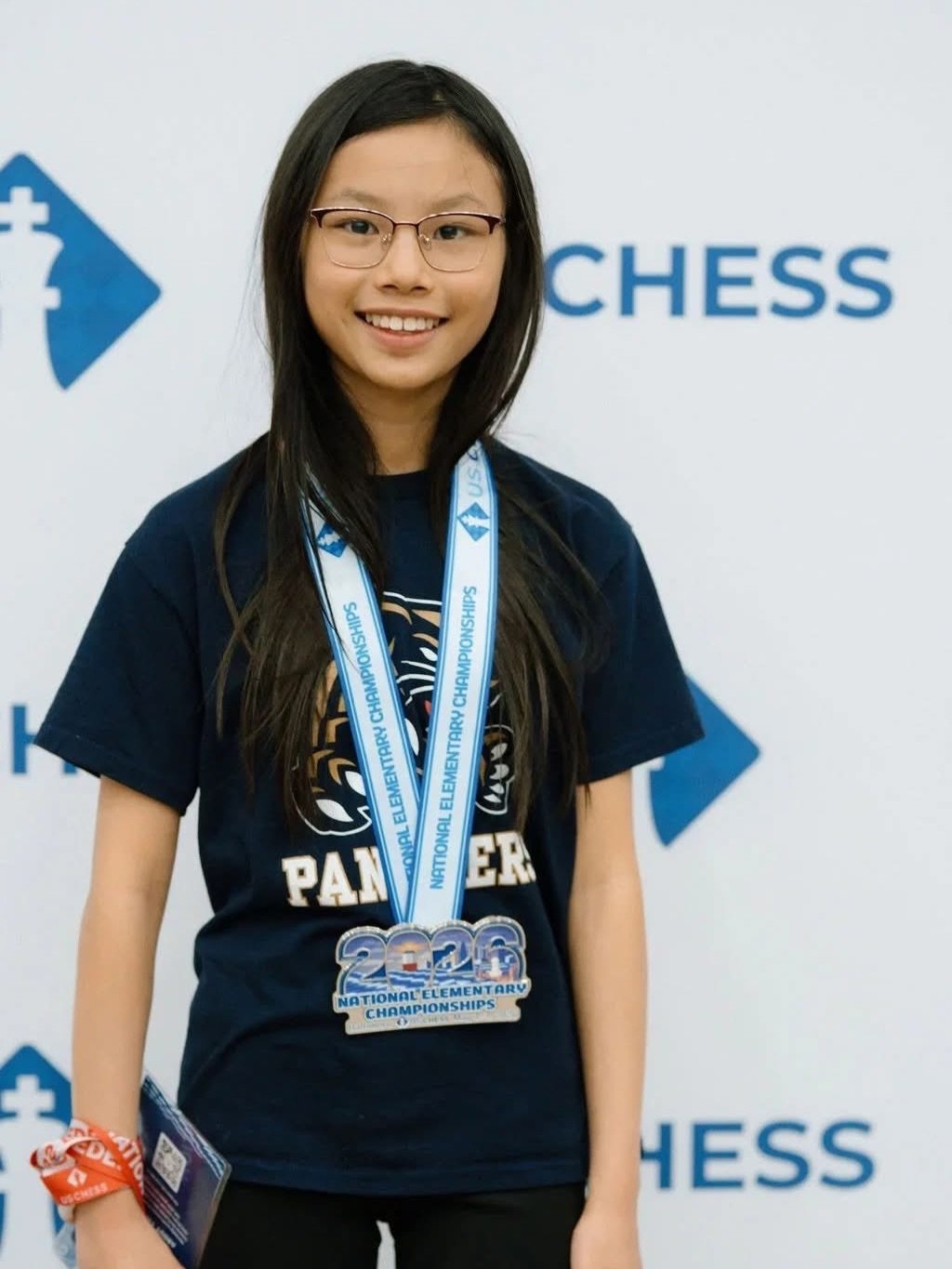 Congratulations to BCA student Chelsie K.!

Chelsie placed 2nd (6W/0L/1D) in the K-6 U1400 section of the 2026 National Elementary School Championships!

Chelsie began learning chess with us back in 2020 as a beginner. Combining her natural talent wi