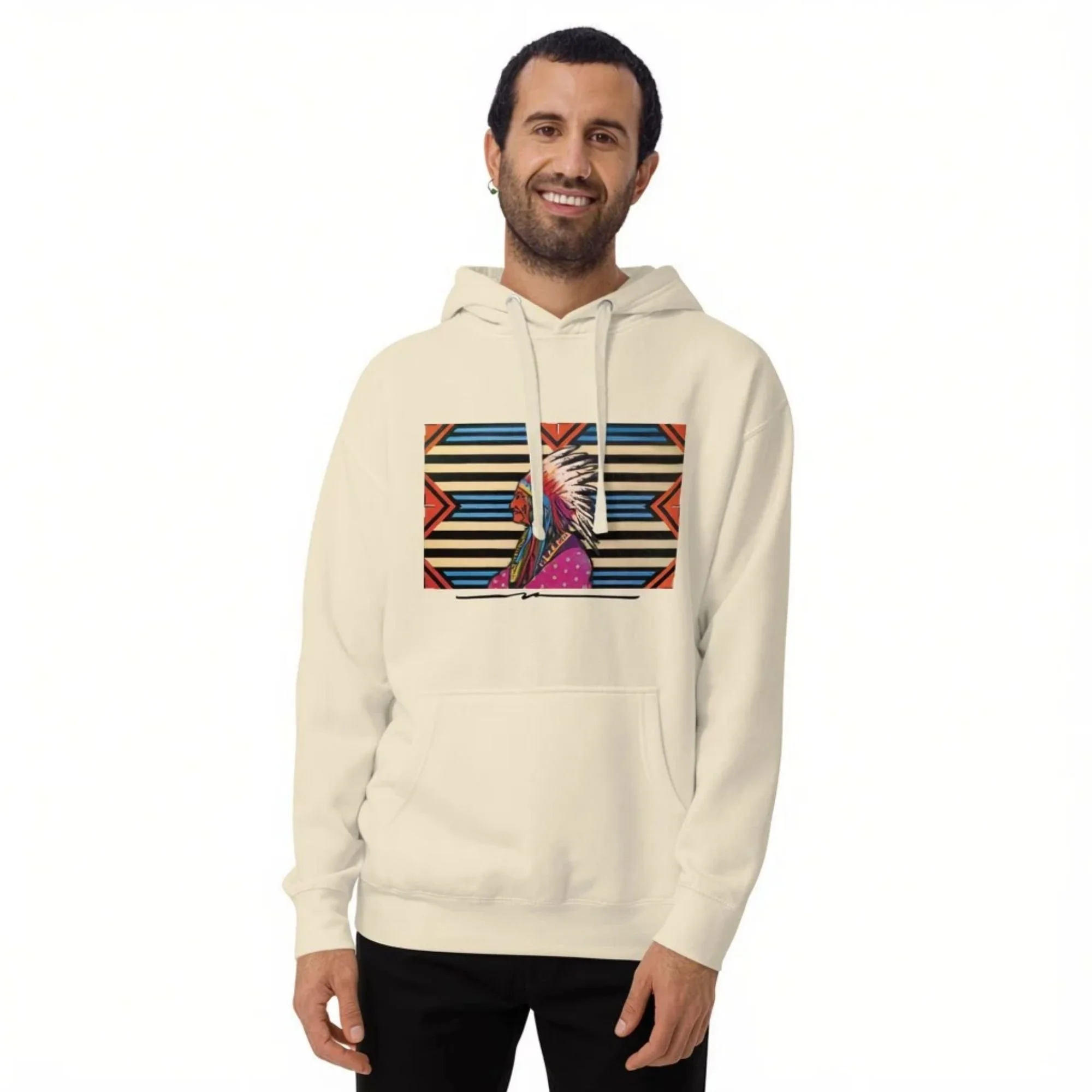 Big Chief Premium Hoodie : Bone.jpg